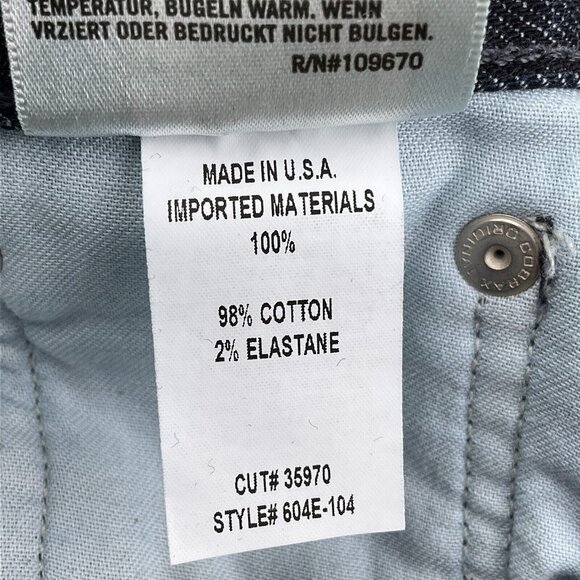 C-OF-H Man Citizens of Humanity Jeans Mens 28Wx34L Dark Blue Sid Cotton USA - Picture 8 of 14